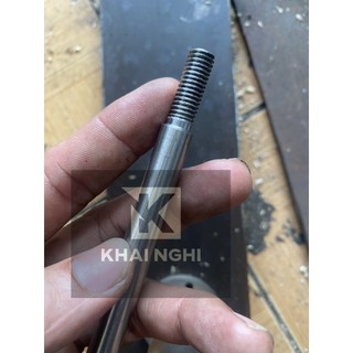 Trục inox đường kính 10mm dài 250mm ren 1 đầu m8 hoặc 2 đầu ren m8 mỗi bên dài 3cm