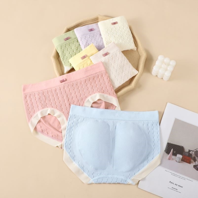 .Quần lót nữ cotton Gân Tăm  Cạp Vừa thông hơi co giãn 4 chiều 2229