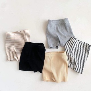 Sét 5 quần legging gân cho bé gái