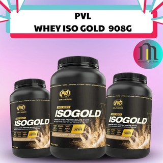 Pvl isogold - dòng whey tăng cơ giảm mỡ - bổ sung thêm probiotic hỗ trợ lợi khuẩn-tiêu hóa tốt hấp thu nhanh-hộp 908g