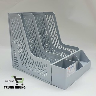 Khay đựng tài liệu, kệ tài liệu để bàn 3 ngăn