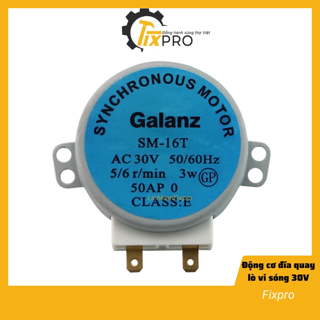 Động cơ quay đĩa lò vi sóng 30V chính hãng Galanz