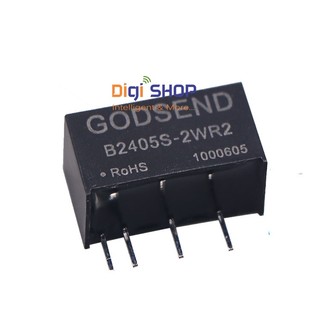 Module nguồn cách ly dc dc 24v sang 5v 2w b2405s-2w