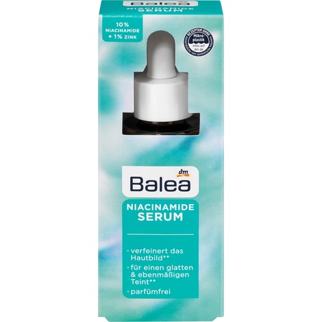 Serum Giảm Dầu Và Thu Nhỏ Lỗ Chân Lông Niacinamide 10% Balea - 30ml