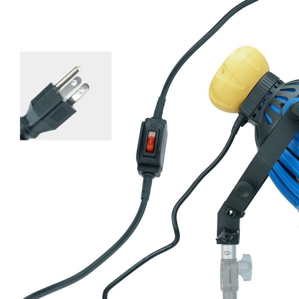 Đèn halogen ánh sáng VÀNG ẤM 1000W Q-BLUE hỗ trợ chụp ảnh , quay phim studio , review đồ ăn ( KHÔNG BAO GỒM CHÂN ĐÈN )