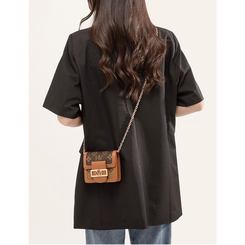 Túi LV Mini Đeo Chéo Nữ Đẹp Đi Chơi Cao Cấp Thời Trang Dễ Thương Giá Rẻ Size 16