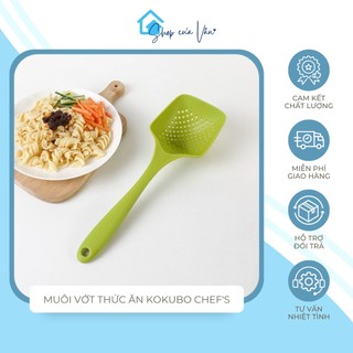 Dụng cụ vớt đồ ăn kháng khuẩn kokubo chef’s muôi nhựa cách nhiệt an toàn - shop của vân