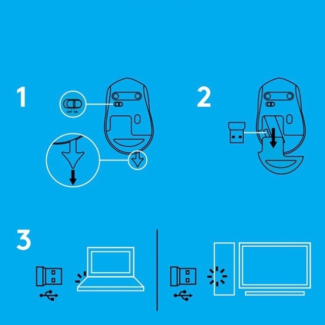 Chuột Máy Tính Không Dây Logitech M330 Silent Plus - Tặng Kèm Pin. CM330