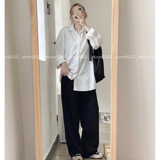 Áo sơ mi trắng trơn basic giá rẻ chất đẹp y6