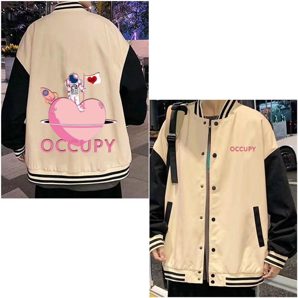 Áo khoác bóng chày nam nữ form rộng, áo bomber 2 lớp chất dù dày dặn Lyihome hàng loại 1