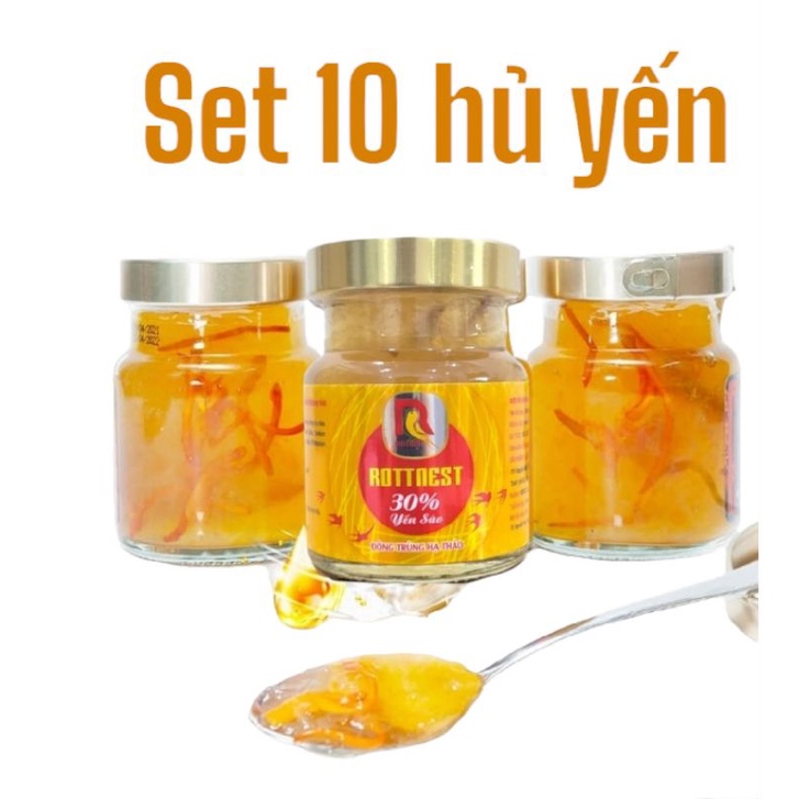 Yến sào đông trùng hạ thào ROTT Nest 30% Yến. Tốt cho sức khỏe người cao tuổi