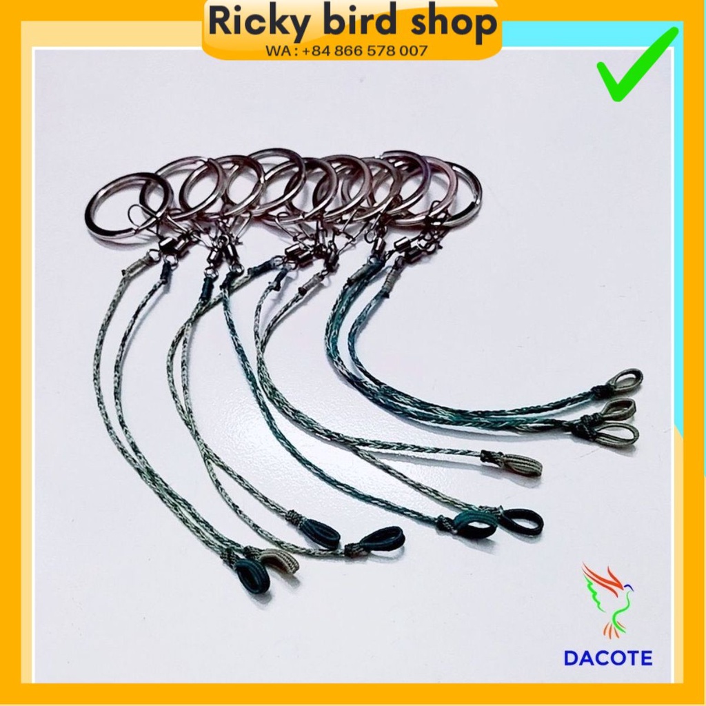 Xích chân chim chích chòe, chào mào,cu gáy,khuyên, khiếu...bền đẹp tiện lợi - Ricky Bird Shop