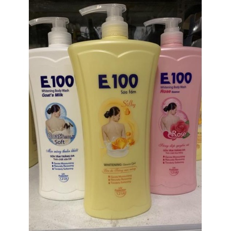SỮA TẮM E100 SILKY 1,2ML và 800ML