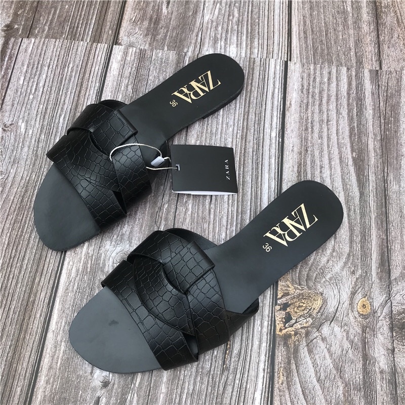 🍀HÀNG SẴN🍀Dép Za.Ra Quai Đan 3 Màu