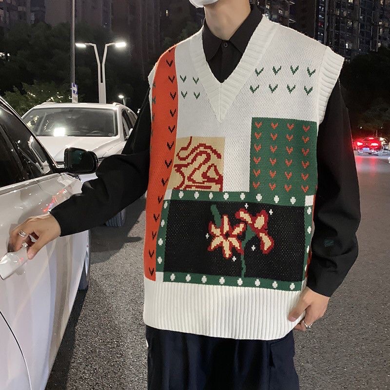 Áo Gile Hoạ Tiết Nhiều Màu Sắc Unisex