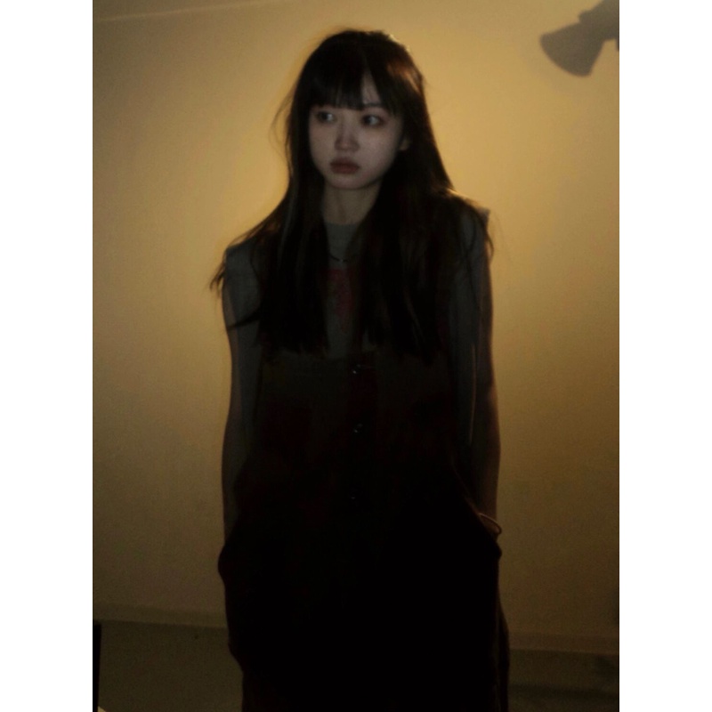 Ethelgirl Áo Thun Sát Nách Dáng Rộng In Họa Tiết Kiểu Retro Hàn Quốc Cá Tính Cho Nữ