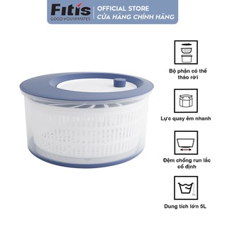 Rổ Quay Rau Fitis Nora Salad Spinner - 5 Lít