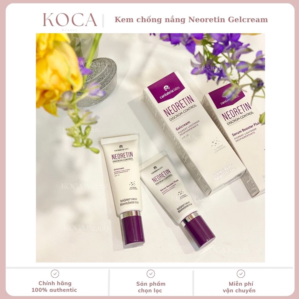 Kem chống nắng Neoretin Gel Cream Discrom Control spf 50 40ml