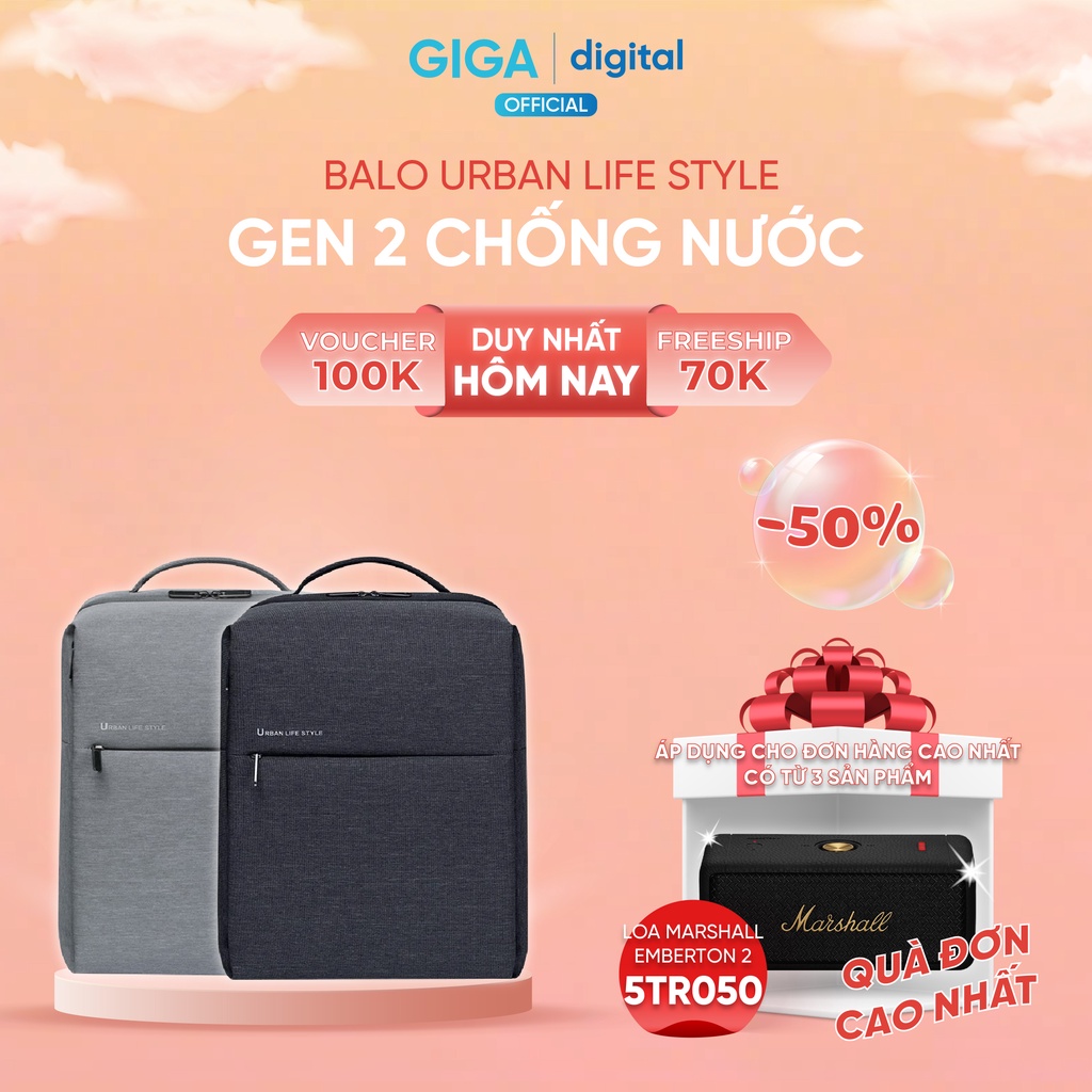 Balo Xiaomi Urban Life Style Gen 2 chống nước