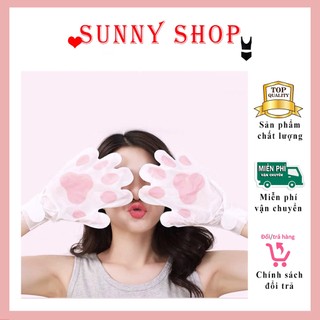 Mặt nạ dưỡng ẩm, tẩy tế bào chết, tay hình mèo dễ thưỡng LÍUSHA