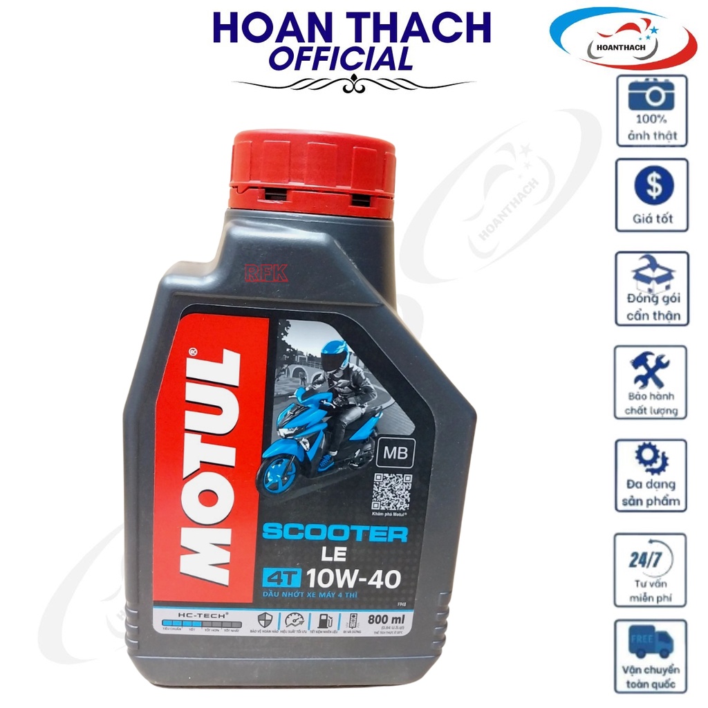 Dầu Nhớt Xe Tay Ga Motul Scooter Le 10W40 HOANTHACH SP018602
