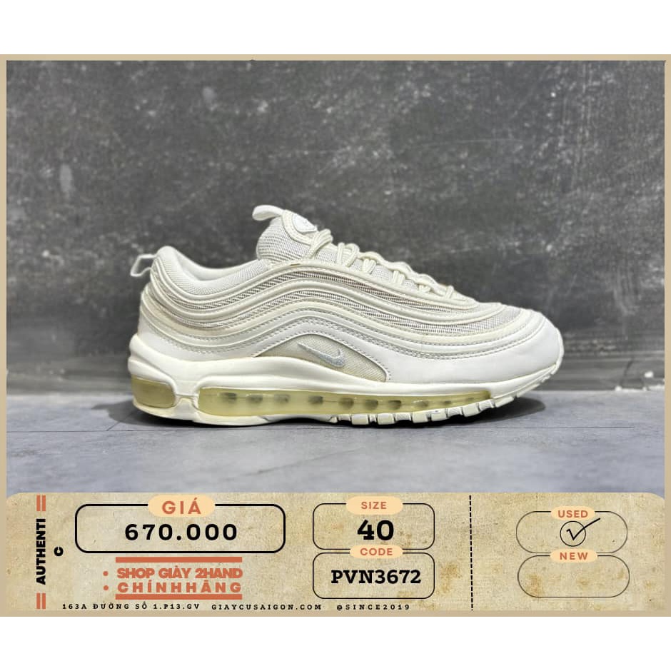 Giày 2hand Nike Wmns Air Max 97 'Pure Platinum' 921733 100 - 3672