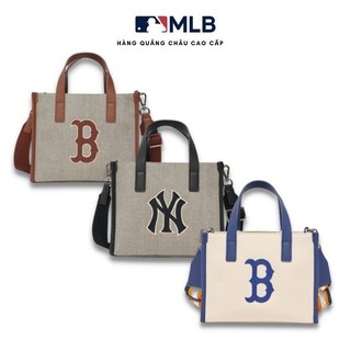 Túi mlb basic big logo canvas small tote bag 3aors062n-43brd