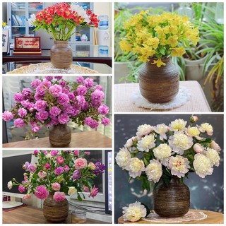 Bình gốm Bát tràng/ bình bóng đèn men mộc