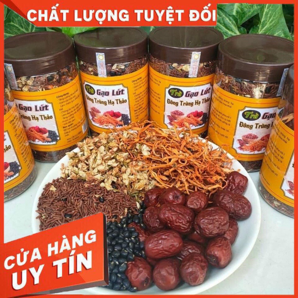 Trà Gạo Lứt Đông Trùng Hạ Thảo