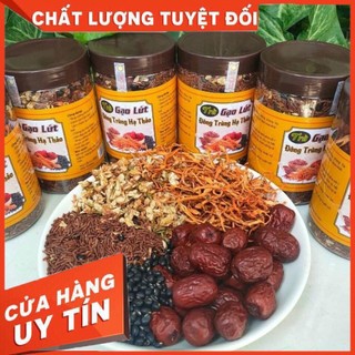 Trà gạo lứt đông trùng hạ thảo