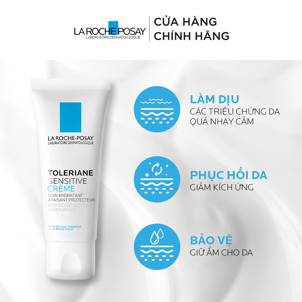 Kem dưỡng làm dịu tức thì & bảo vệ cho da thường rất nhạy cảm La Roche-Posay Toleriane Skincare 40ml