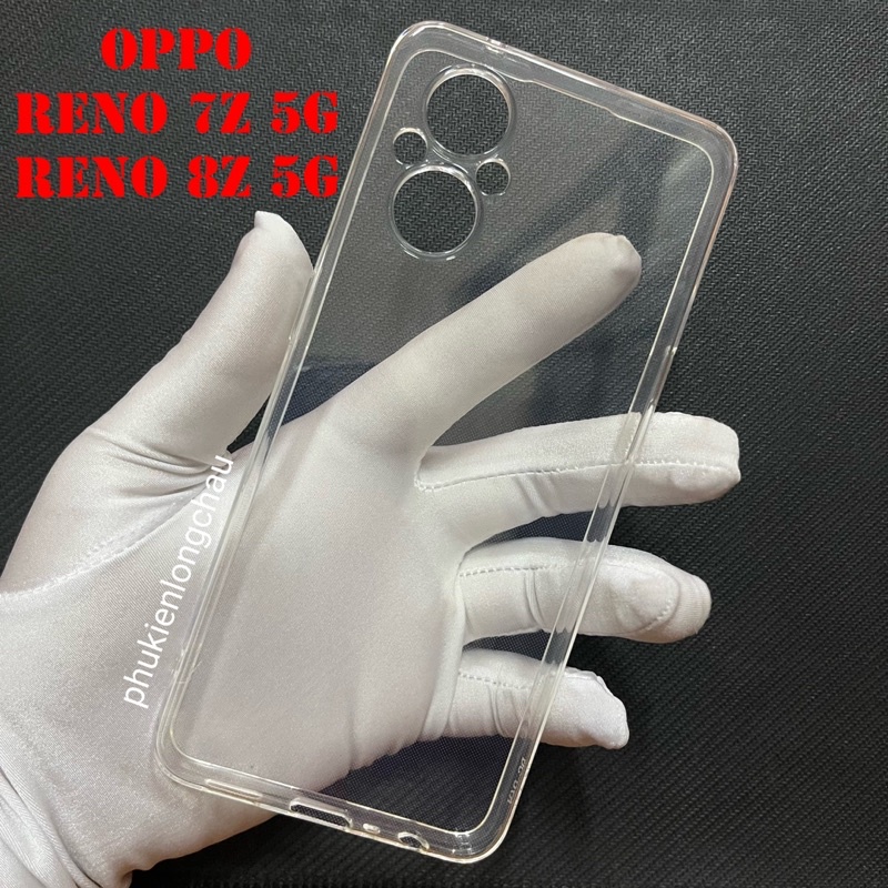 Ốp Lưng Oppo Reno 7Z 5G / Reno 8Z 5G Nhựa Dẻo Trong Cao Cấp Chính Hãng Diliana