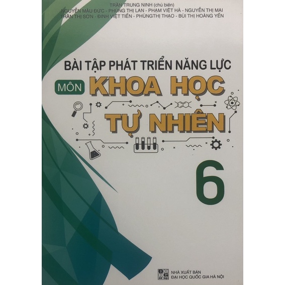 Sách - Bài tập phát triển năng lực Môn Khoa học tự nhiên 6