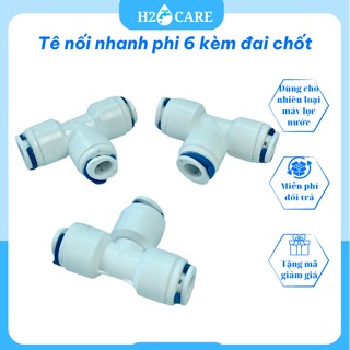 Tê nối nhanh 3 đầu dây 6 - Máy lọc nước RO