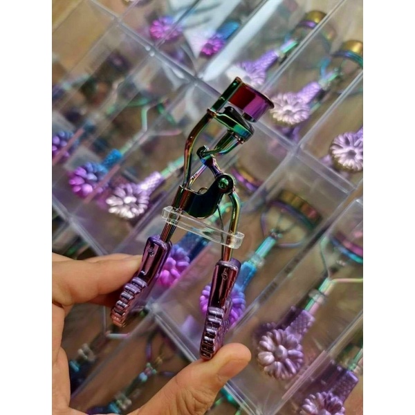 Kẹp uốn cong lông mi 3D bằng nhựa đầu vuông chuyên dụng