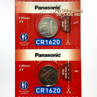 Combo 2 viên pin cr1620 panasonic 3v lithium chính hãng