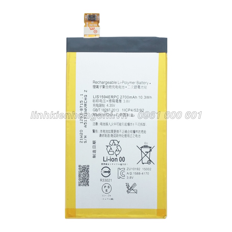 Pin điện thoại Sony Xperia X Compact F5321 SO-02J Zin