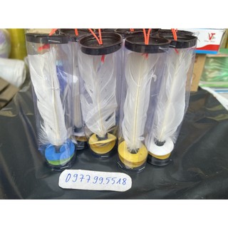 Cầu Đá Lông Gà Đế Cao Su (10 Quả)