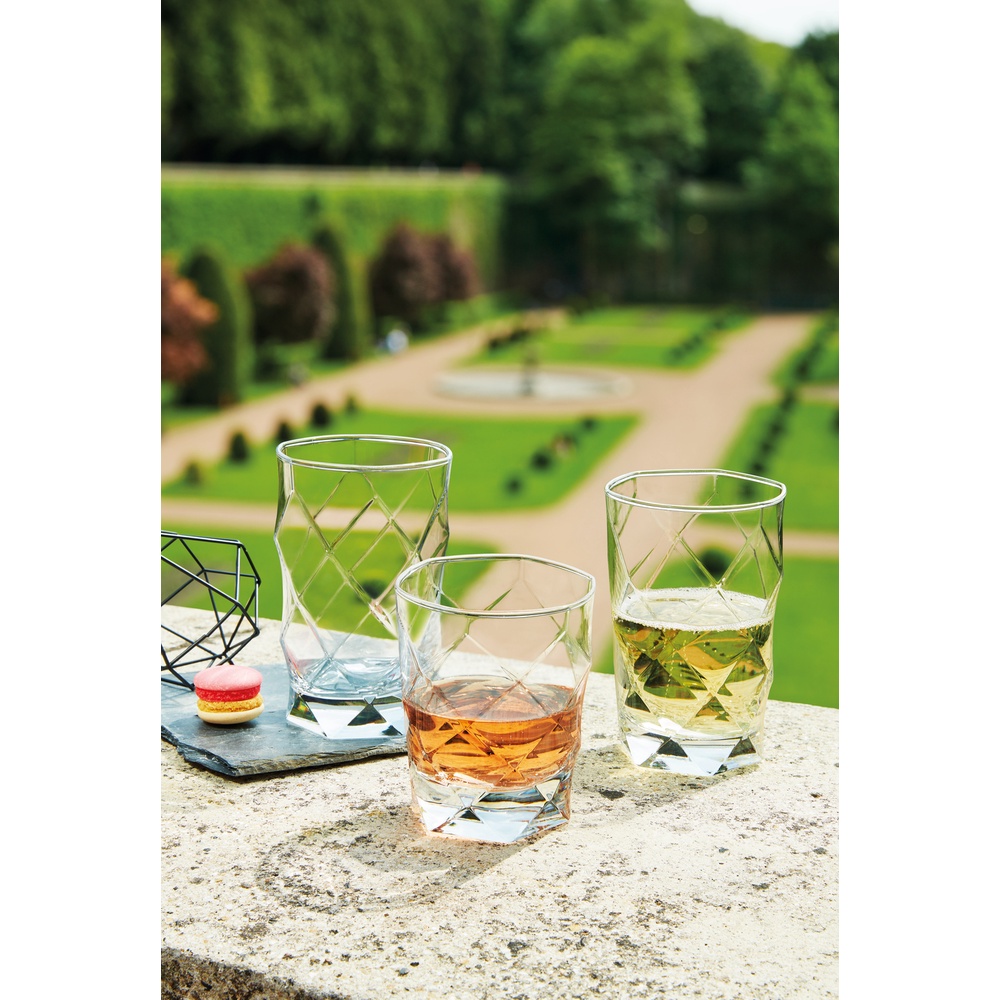 Bộ 6 Ly Thủy Tinh Luminarc Louvre 260ml - Loại Thấp BOL1808 | Phân Phối Chính Hãng