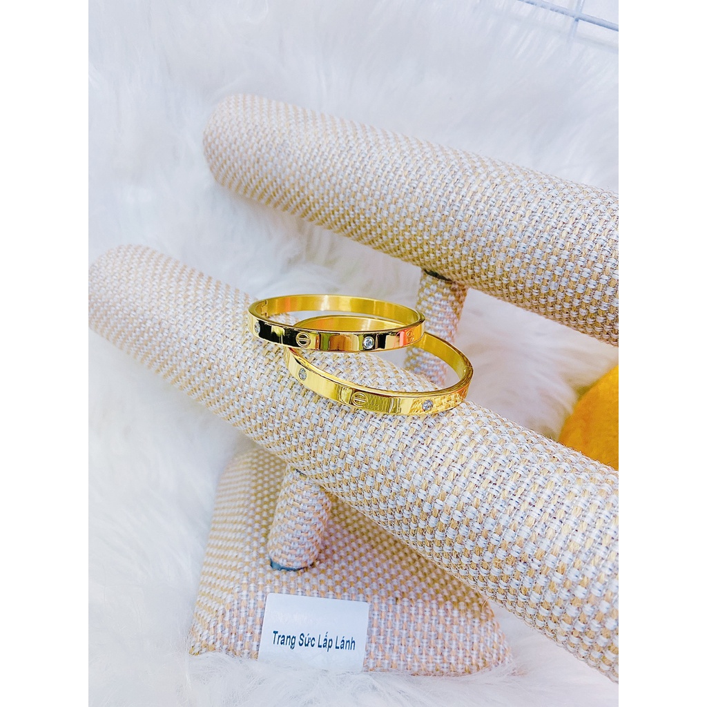 Vòng tay titan thời trang vz08 dạng tròn