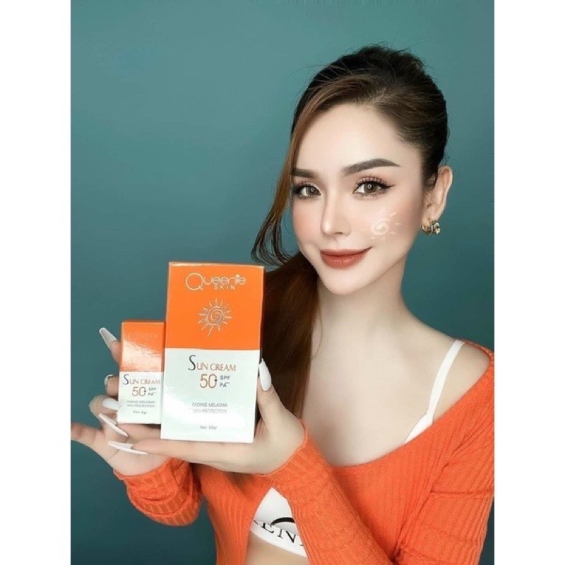 [Chính Hãng] Kem Chống Nắng Queenie Skin Mẫu Mới  Mu- Kem Khánh Nắng Lý Hoá Queenie Skin Chính Hãng