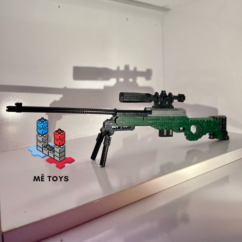 Đồ Chơi Lắp Ráp Mô Hình AK47, VSK94 26-42cm Siêu Ngầu - Mê Toys