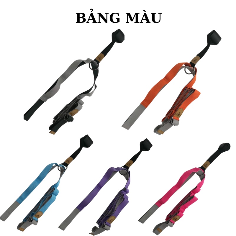 Dây tập xoạc dọc yoga cotton dài 3m  đa năng treo cửa , dây mở khớp háng tập yoga giúp cơ thể dẻo dai, linh hoạt