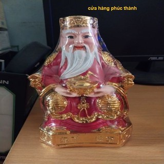Thần tài ông địa đỏ ( nhựa )