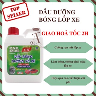 DẦU DƯỠNG BÓNG LỐP XE CHỐNG RẠN NỨT SIFA 1L, dung dịch chăm sóc vỏ xe hơi xe máy ô tô