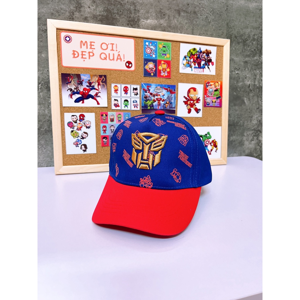 NÓN KẾT/ NÓN LƯỠI TRAI SIÊU NHÂN CHO BÉ TRAI