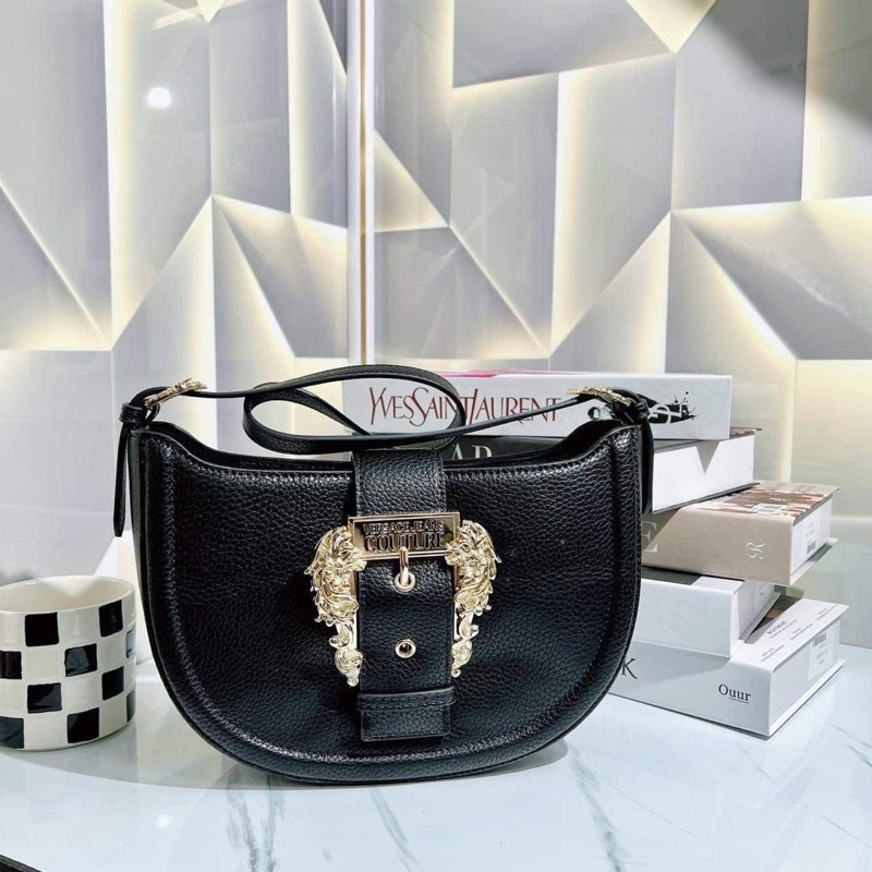 Túi Versace Jeans Couture AUTH kẹp nách dáng bầu sẵn ship