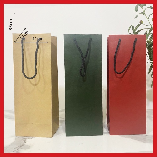01 TÚI GIẤY KRAFT DÀI  11 X 35 X 11 CM