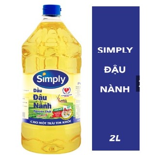 Dầu ăn Simply Đậu Nành 2 lít - Dầu đậu nành nguyên chất"