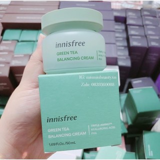Kem Dưỡng Trà Xanh Innisfree Green Tea Balancing Cream EX 50ml